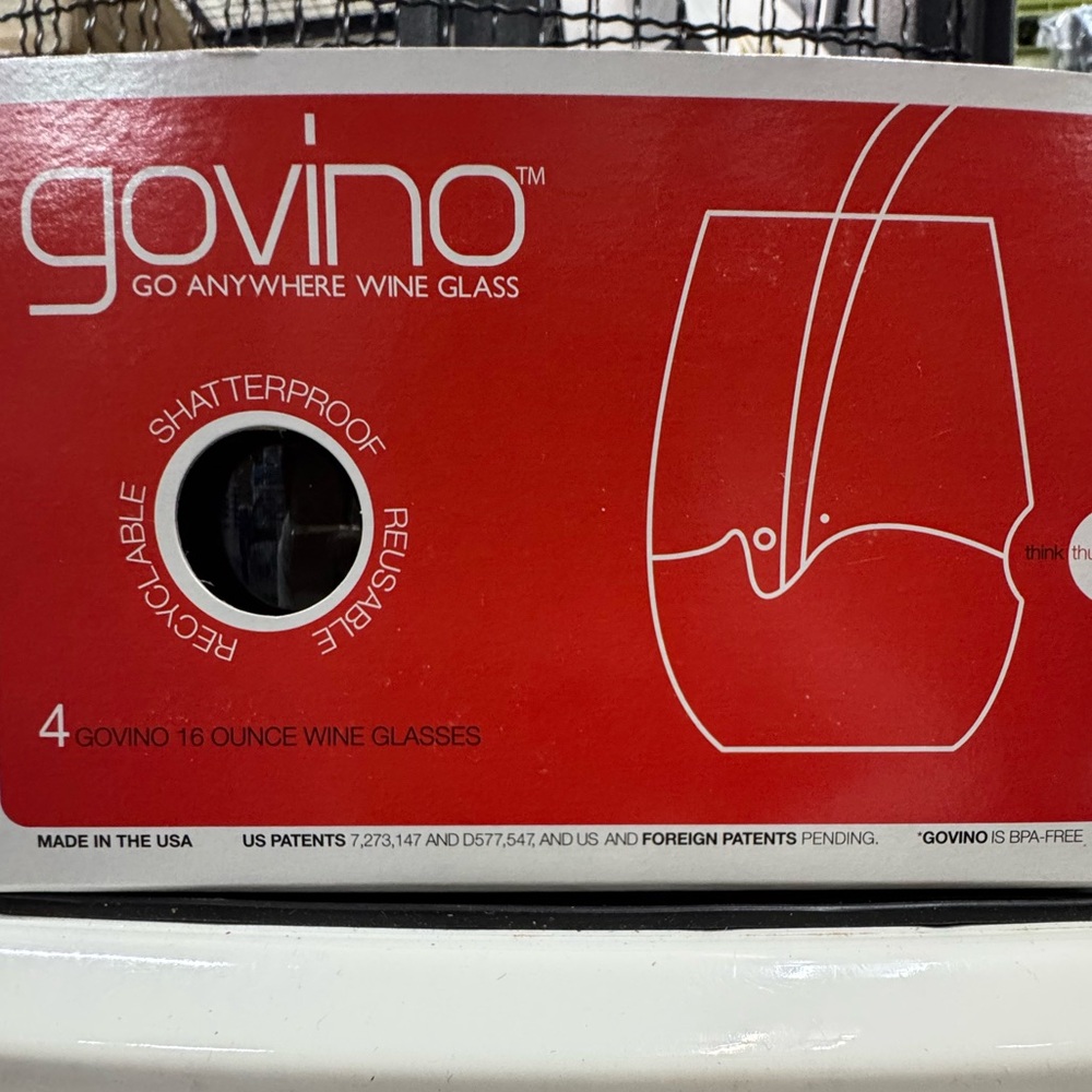 Govino Go Anywhere Wine Glasses - Set of 4